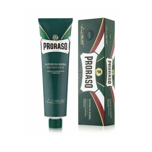 PRORASO 150ML SHAVING CREAM TUBE MENTHOL REFRESHING - New Super Formula