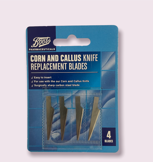 Boots Corn & Callus Knife Replacement Blades 4 pack