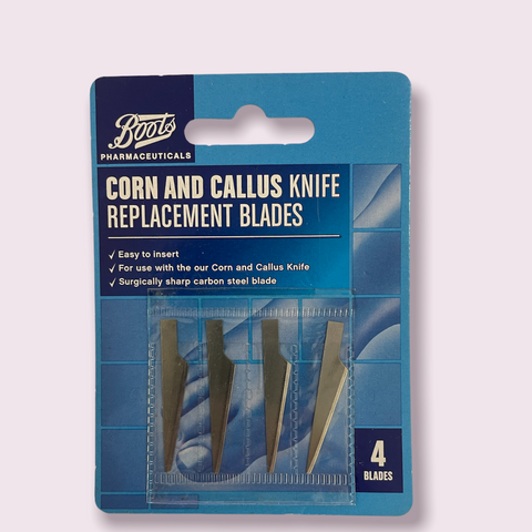 Boots Corn & Callus Knife Replacement Blades 4 pack