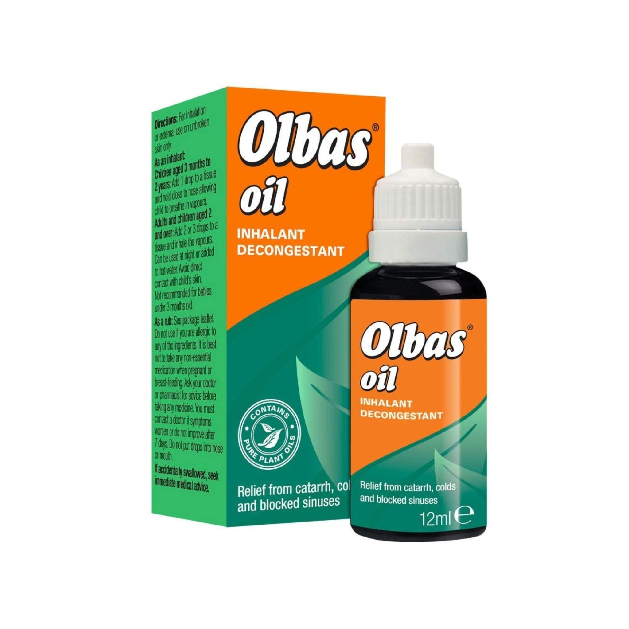Olbas Range Olbas Oil Decongestant, 12ml – Pharmapax1