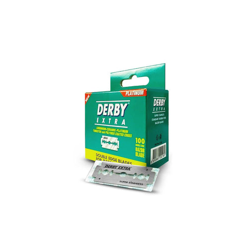 Derby Extra Double Edge Safety Razor Blades - Pack of 100 Blades